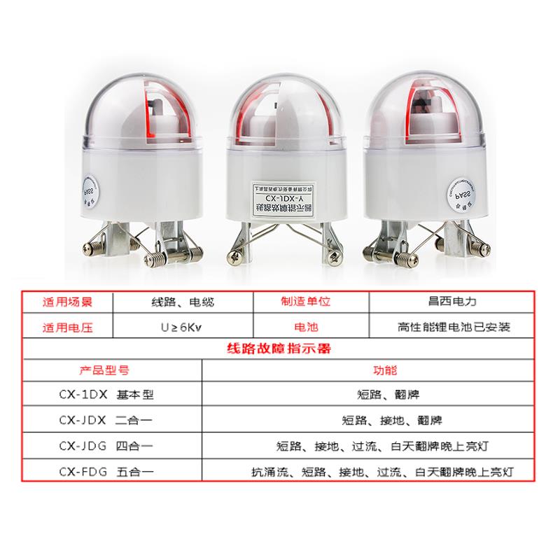 昌西故障指示器安装方法jdg压簧型架空电力线路用